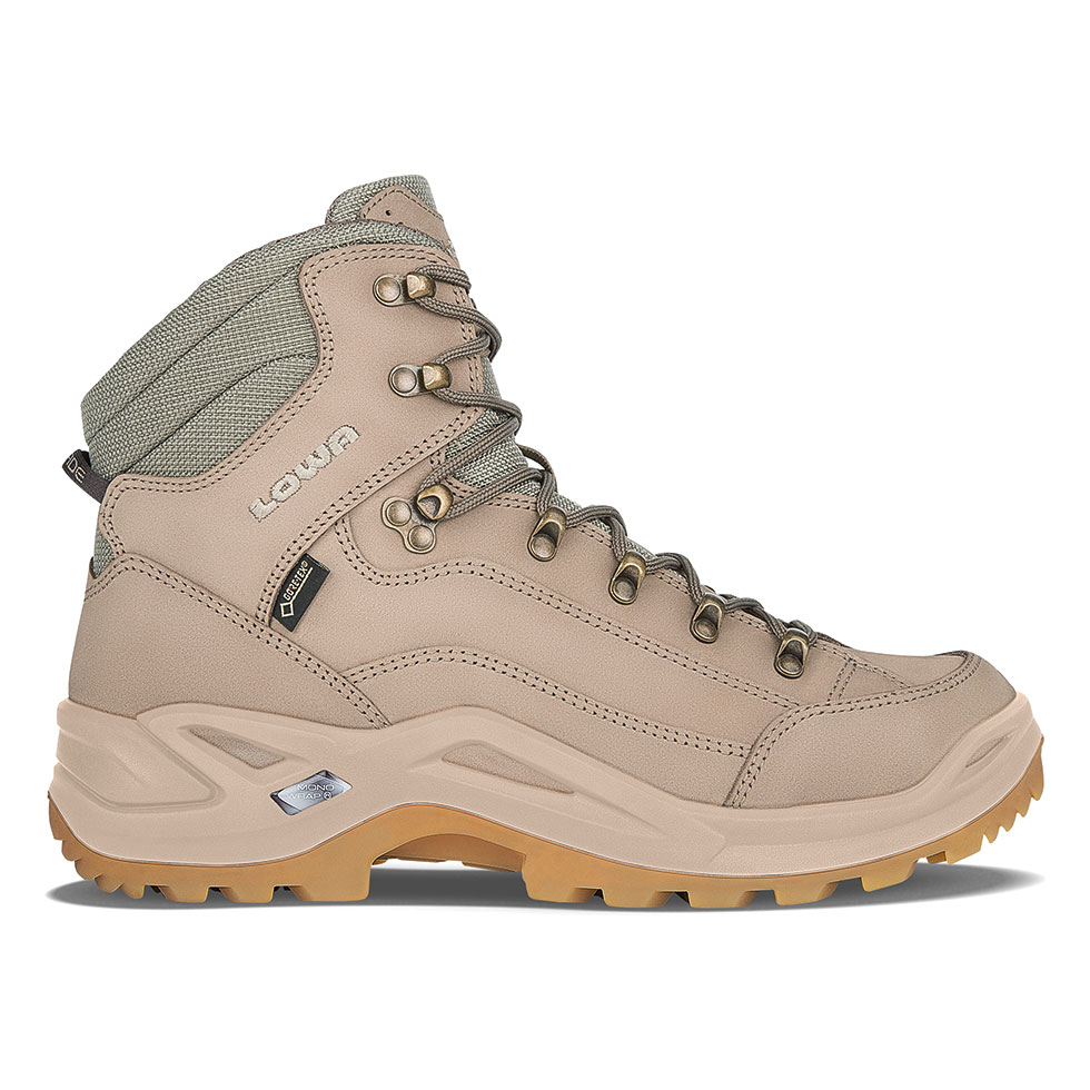 Scarponi Montagna Uomo Lowa Renegade GTX Mid Beige VAUGQB-573